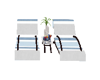 Blue Deck Chairs/ Poses