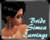 Aqua Simca Earrings