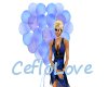 wedding balloon blue