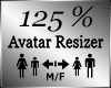 Avatar Scaler 125% M/F
