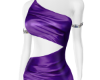 SL Ruched Gown Purple