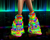 [Ky] Rainbow Rave Boots