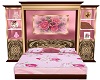 Pink Rose Murphy Bed