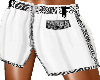 Design B/W White Skirt