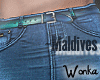 W° Maldives .Jeans