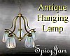 Antq Hanging Lamp blue