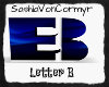 3D letter "B"