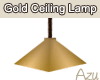 Gold Ceiling Lamp