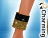 black and gold bracelets