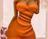 Mya Orange Dress