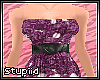 *S* Purple Belt Dress