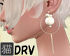 Platinum Pearl Earrings+