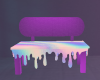 Pastel Purple Drip Bench