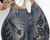 Lace Blue Denim
