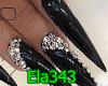 E+Black Diamond Nails