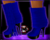 RH Blue fringed boots