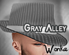 W° Gray Alley Hat .M