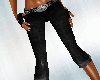 Black Washed Capris