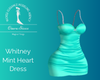 Whitney Mint Heart Dress