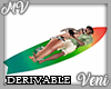 Derv Couple Surfboard