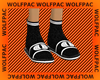 White WolfPac Flip Flops