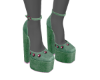 z|green Jean Heels