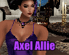 AA Purple Silk Lace Gown