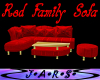 Red Family Sofa