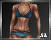 (SL) Teal Strap Bikini
