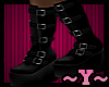 ~Y~Black Goth Boots