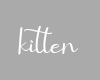 Kitten head sign