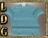 Teal Couple Lounger