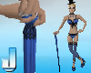 Burlesque Cane - Blue