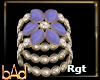 Purple Petal Bracelet Rg