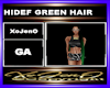 HIDEF GREEN HAIR