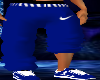 female blue  pants
