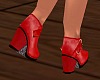 Red Leather Boots F