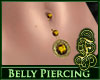 Belly Piercing Yellow