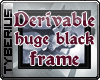 Huge Wide black frame Dv