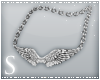 !S! Winged Necklace Silv