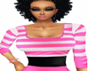 PINK STRIPPED DRESS