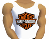 Harley White Muscle Tank