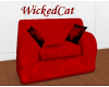 Wicked Red Heart Chair~