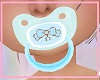 Baby Blue Bow Paci