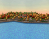 Autumn Park with a Home