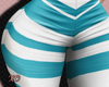 S. Blue Stripe Leggings