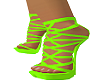 bright green summer heel