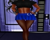 [KR] Silk Skirt Blue