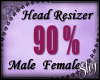! Head Sizer 90% M/F