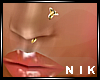 :::Nik:: Gold Nose Nail